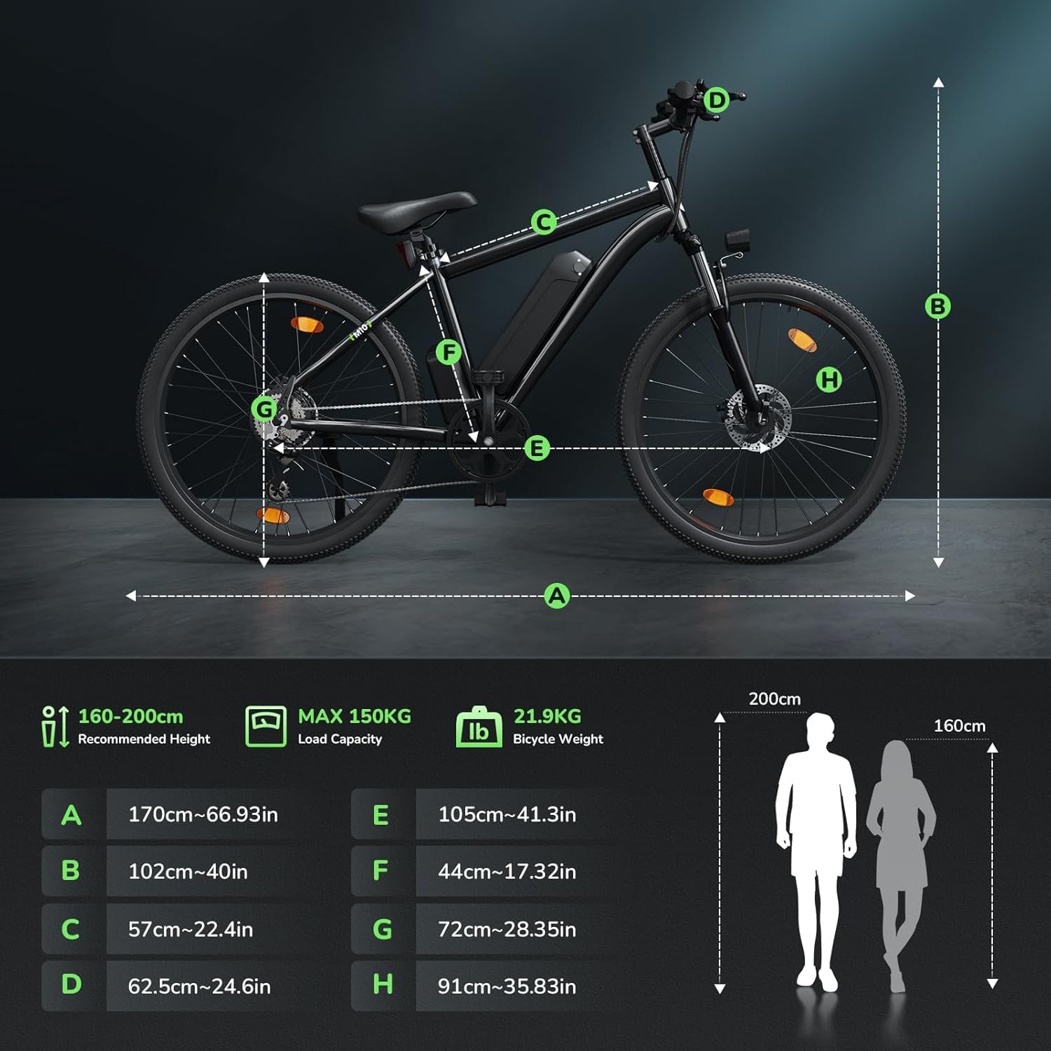 35/3-Speed Electric Bike