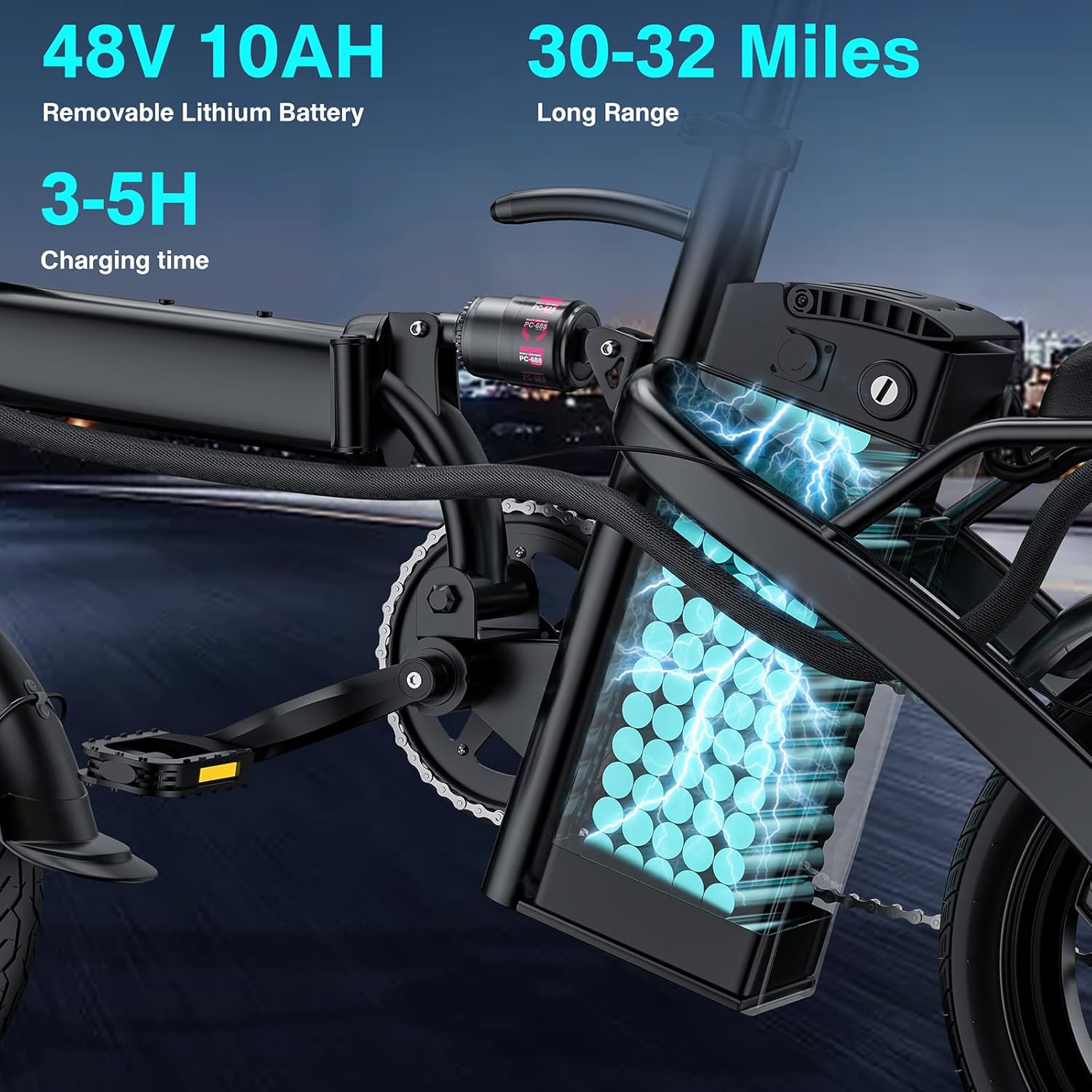 Electric Bike for Adults and Teens, 560W Motor
