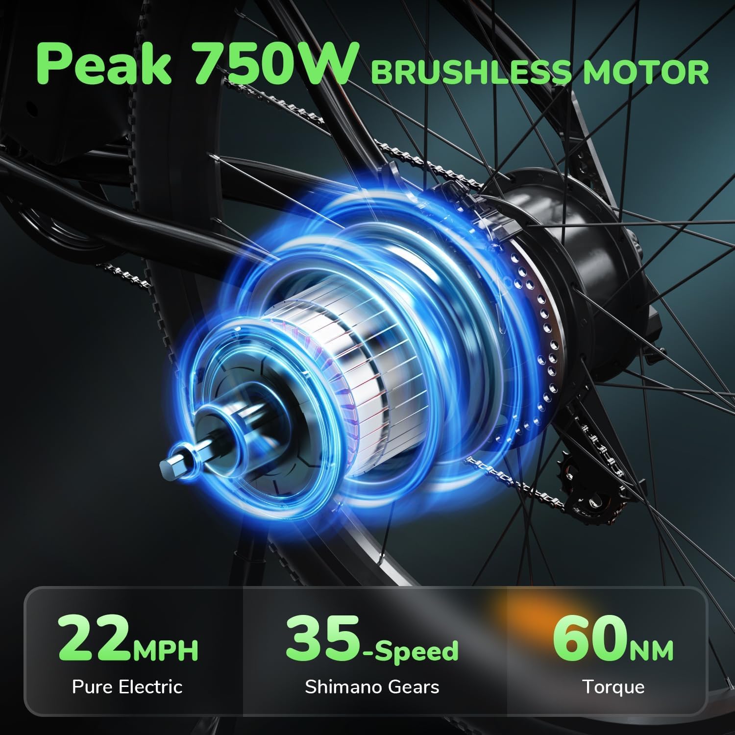 35/3-Speed Electric Bike