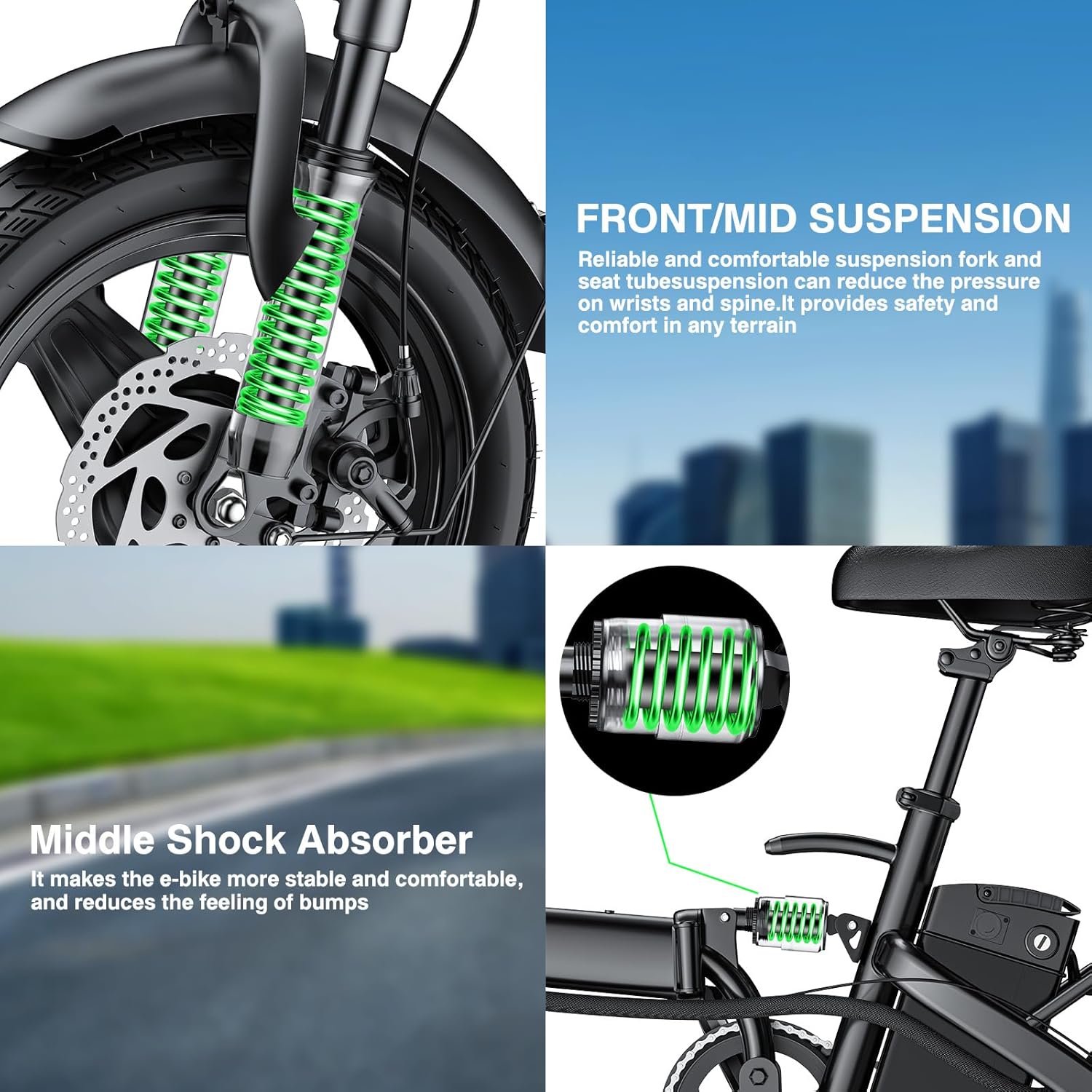 Electric Bike for Adults and Teens, 560W Motor