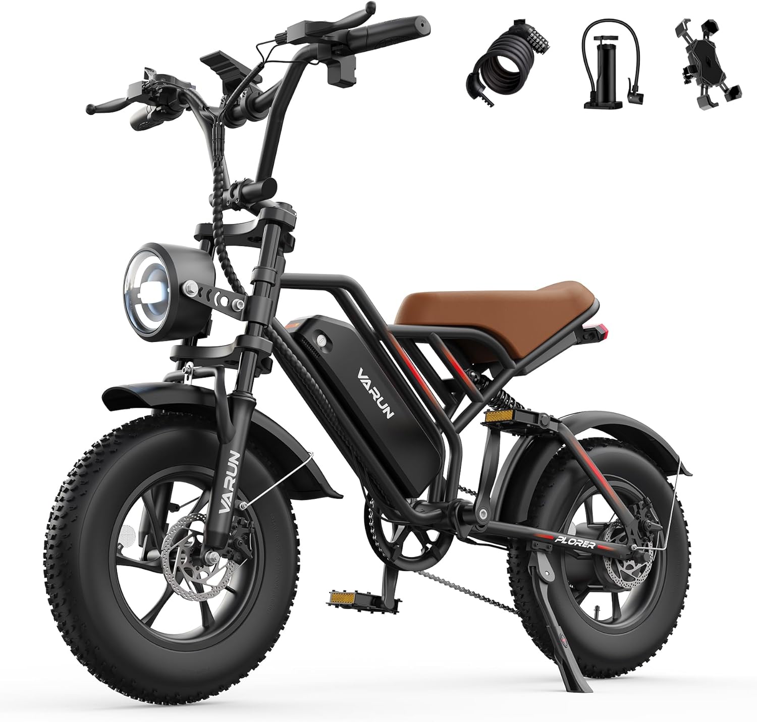 Electric Bike Peak 750W - 65+ Miles Long Range Electric Bike for Adults