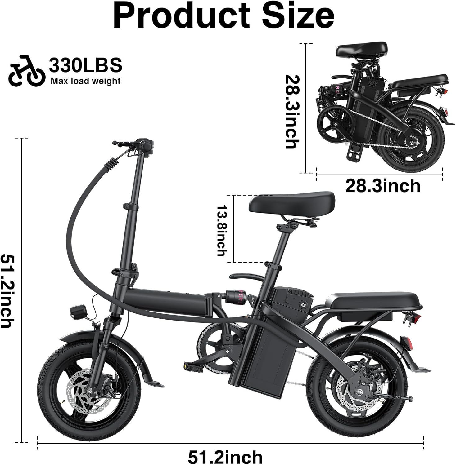 Electric Bike for Adults and Teens, 560W Motor
