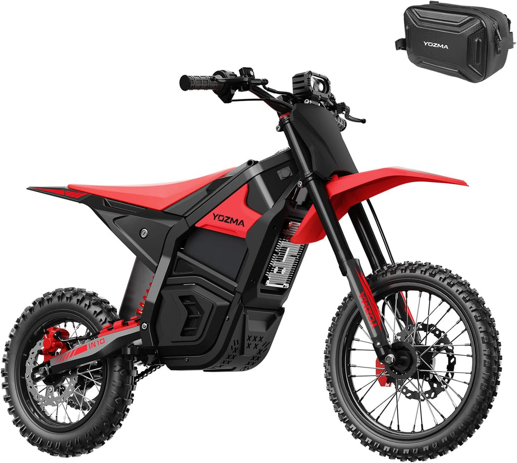 IN10 Electric Dirt Bike for Teens Adults, 2600W Mid-Drive Motor and 40MPH Electric Motorcycle
