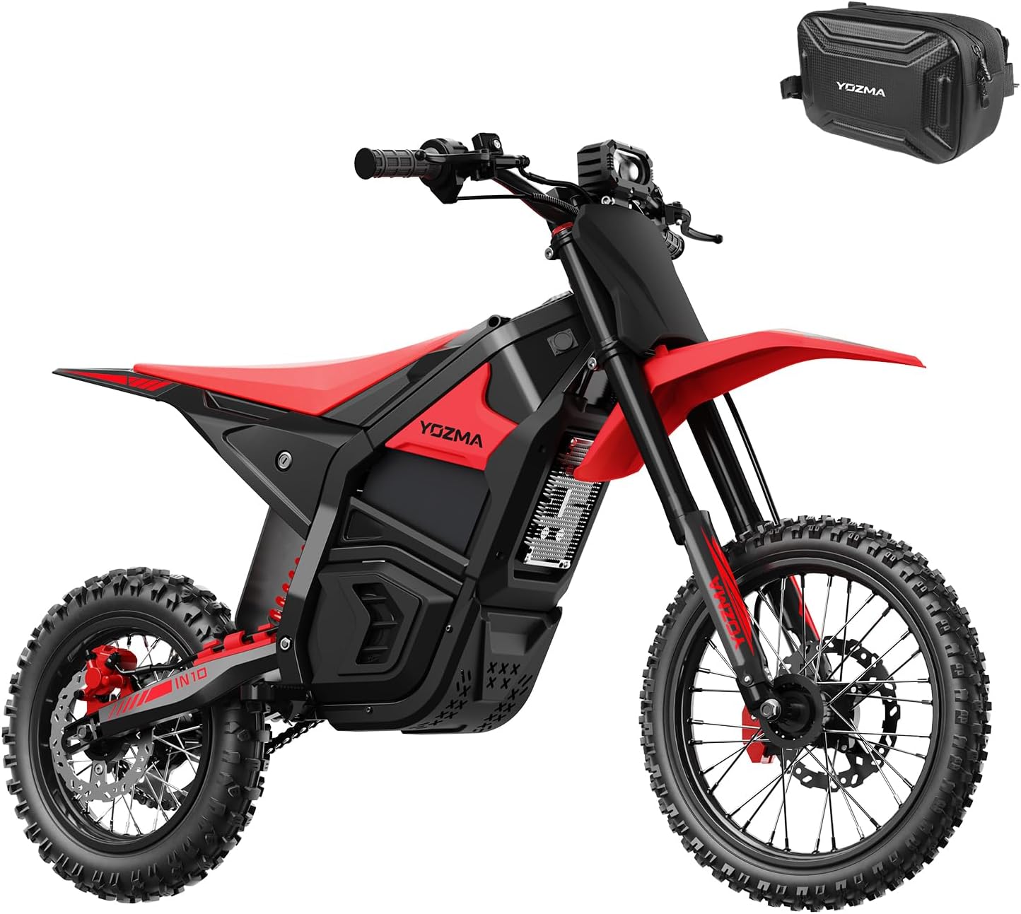 IN10 Electric Dirt Bike for Teens Adults, 2600W Mid-Drive Motor and 40MPH Electric Motorcycle