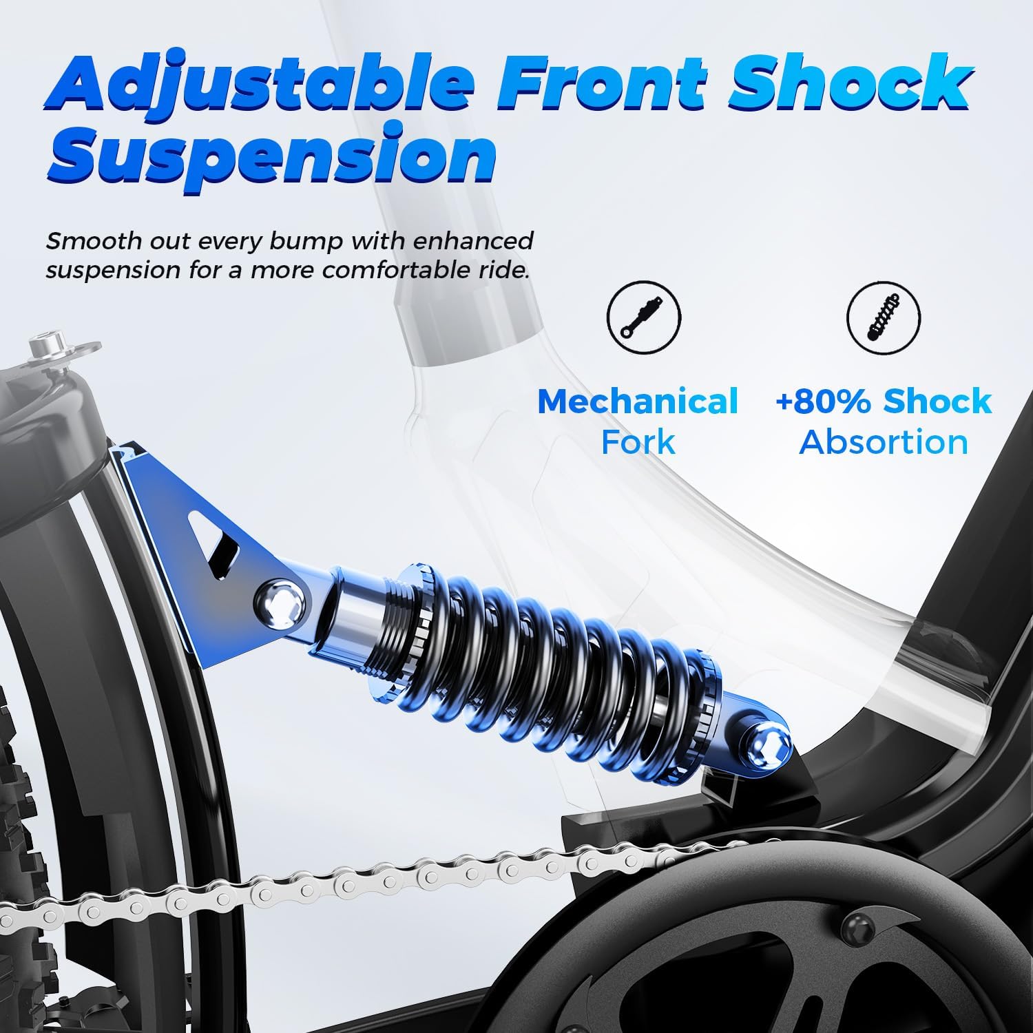 Aipas M1 Pro Electric Bike, 1800W Peak Motor Electric Bike