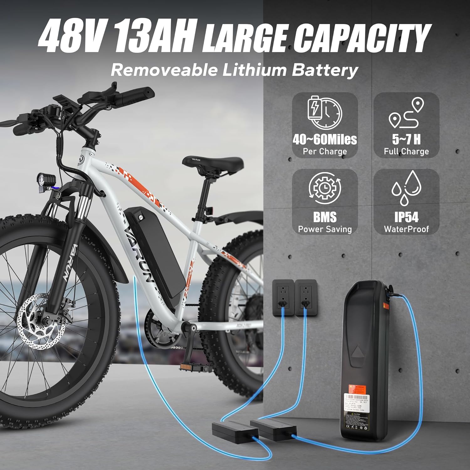 VARUN M26-2 Pro E Bikes for Men - Peak 750W/1000W Ebikes for Adults