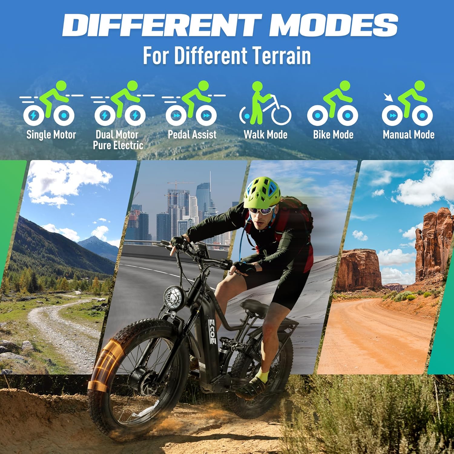 5000W Dual Motor Electric Bike for Adults 52MPH