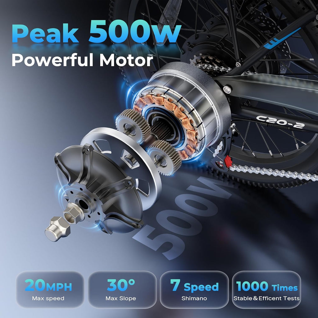 Electric Bike - Peak 750W Folding Ebike